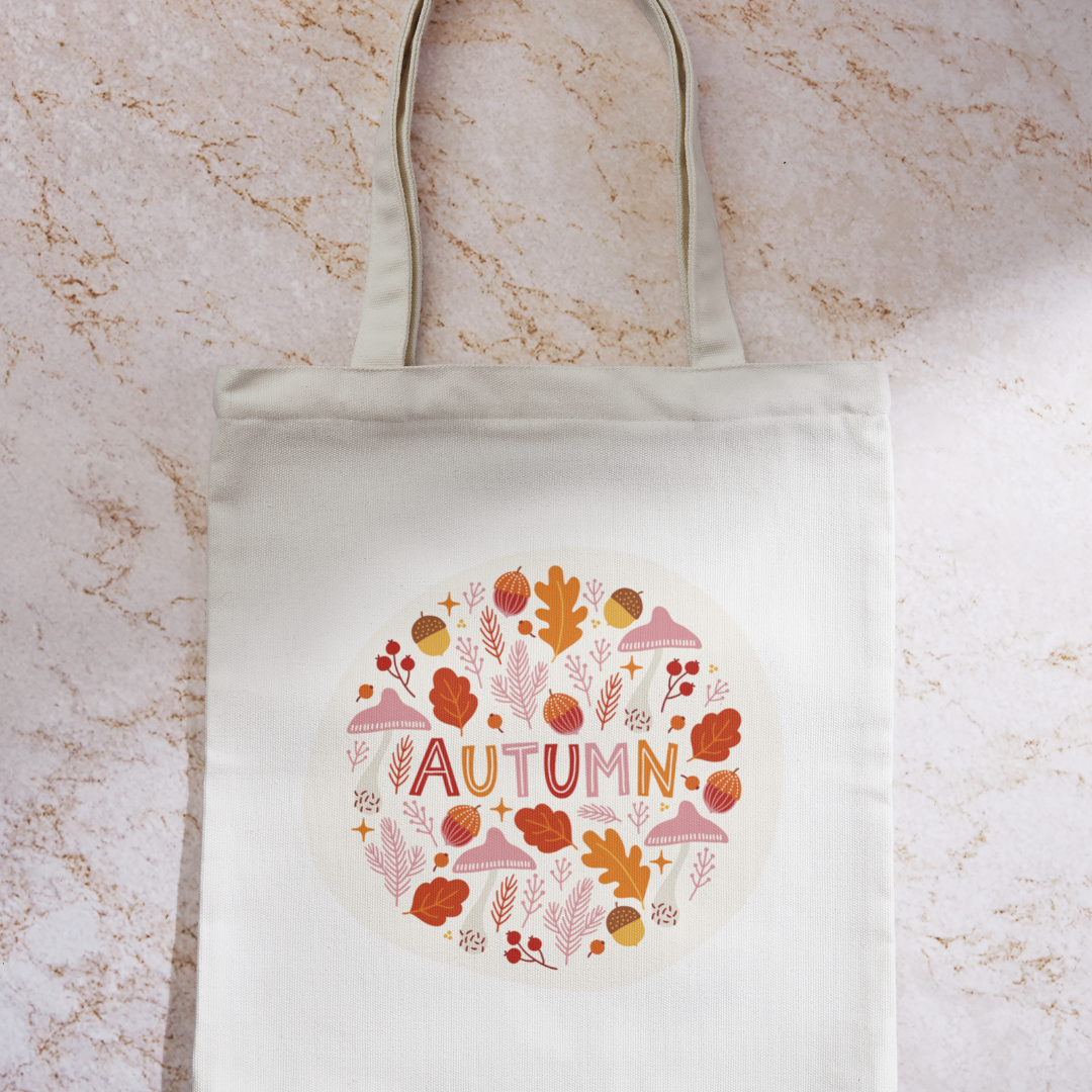 Cosy Autumn Tote Bags - 3 Designs