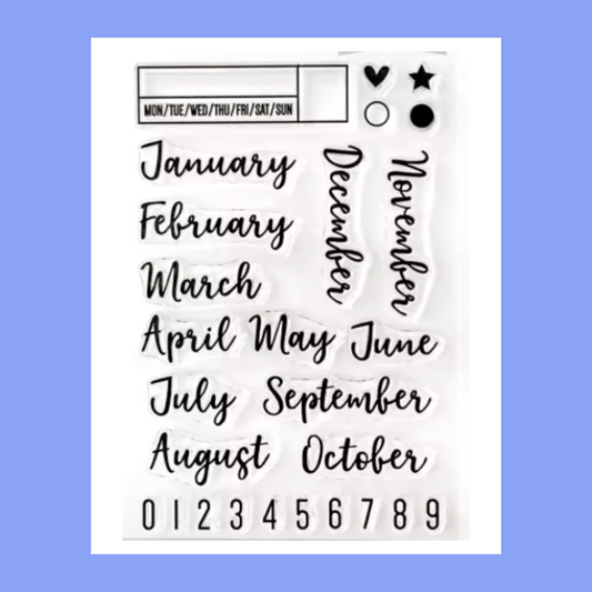 Month Stamp Sets