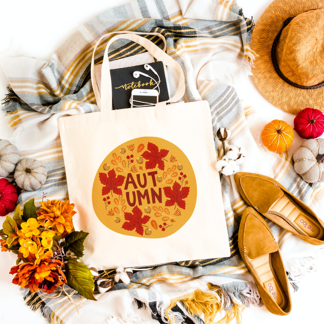 Cosy Autumn Tote Bags - 3 Designs