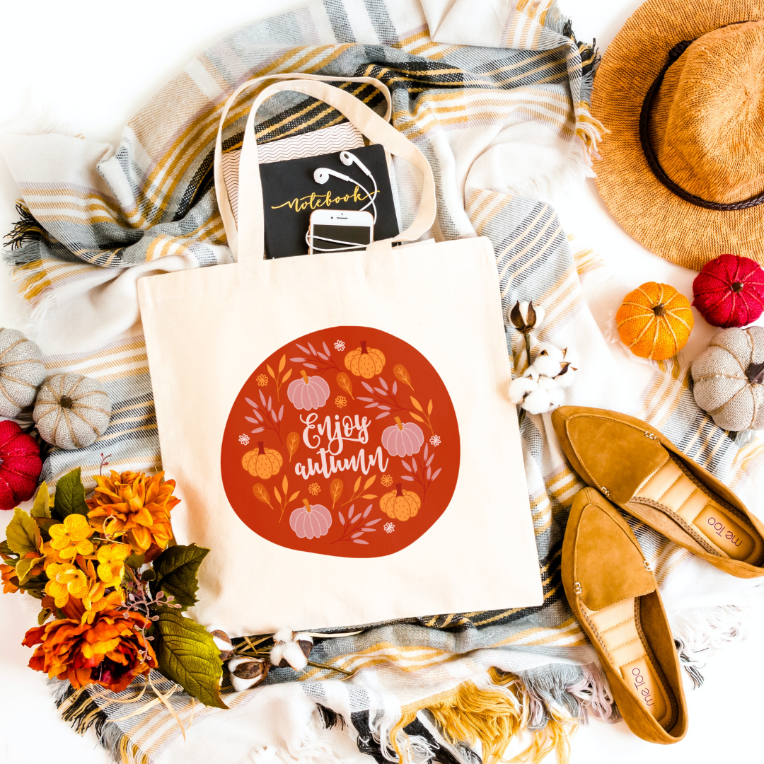 Cosy Autumn Tote Bags - 3 Designs