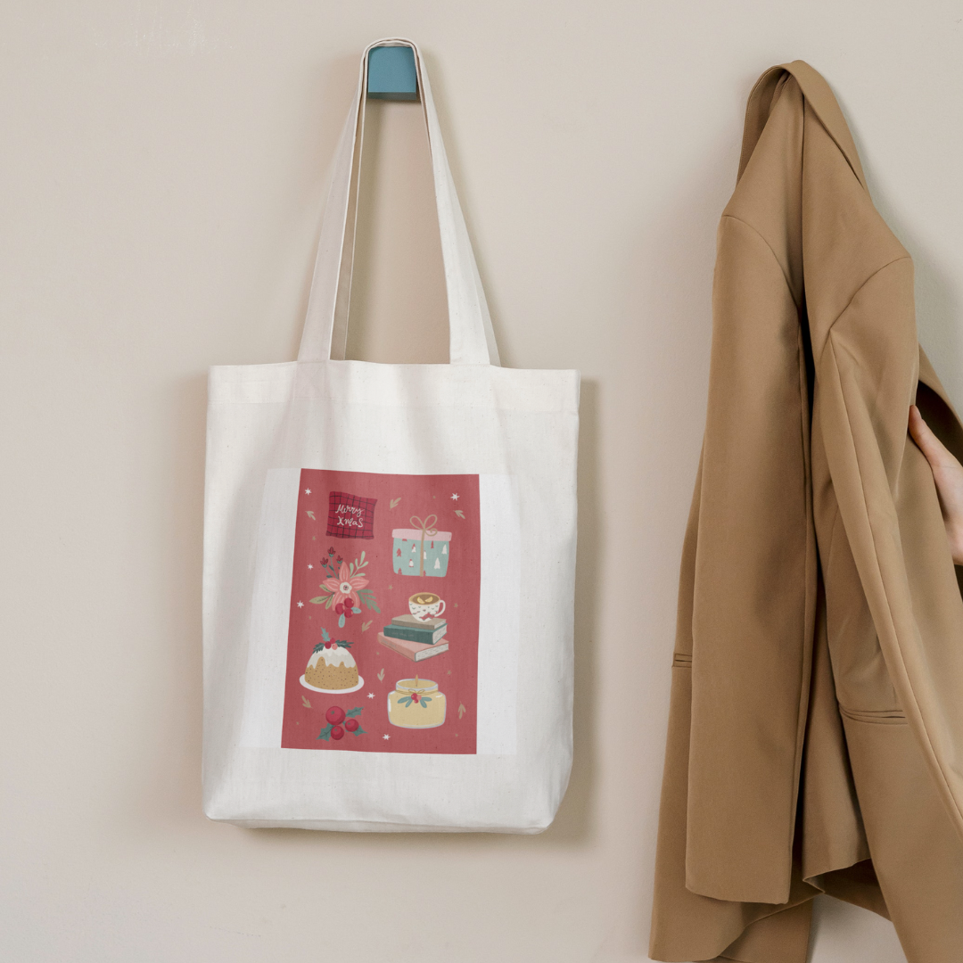 Christmas Tote Bags - 2 Designs