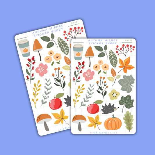 Autumn Wishes Seasonal Stickers