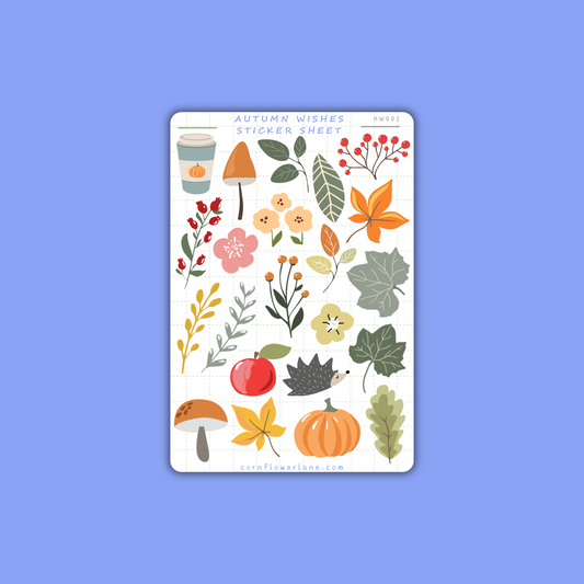 Autumn Wishes Seasonal Stickers