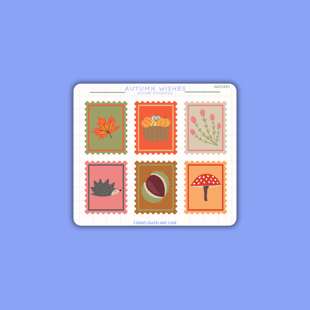 Seasonal Stamp Stickers - 4th Collection