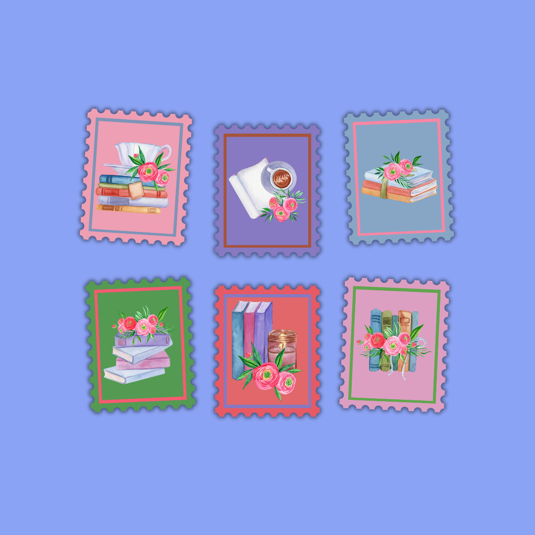 Hobbies Collection – Glossy Stamp Sticker Packs (6 Designs Available)