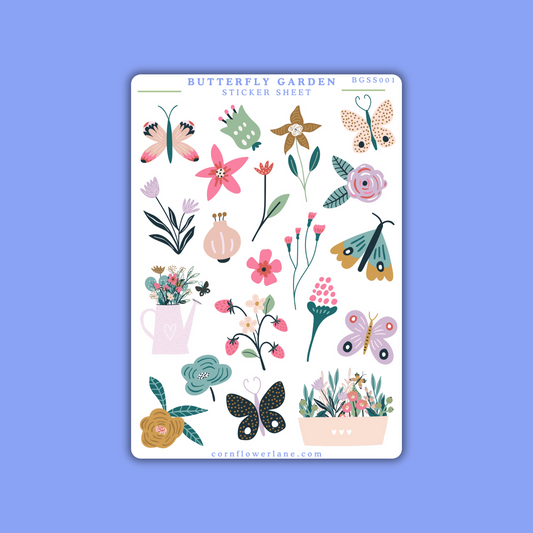 Butterfly Garden Stickers