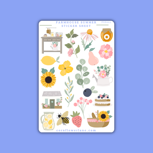 Farmhouse Summer Stickers