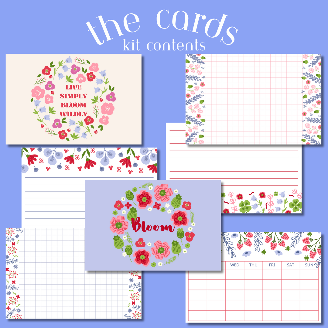 Floral Blooms Memory Keeping Kit