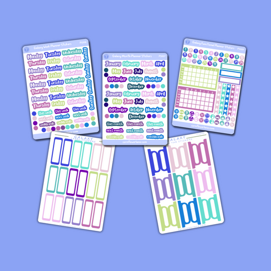 Colour Palette Planner Stickers Bundle