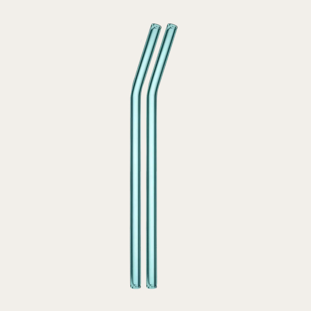 Coloured Glass Straws - Singles