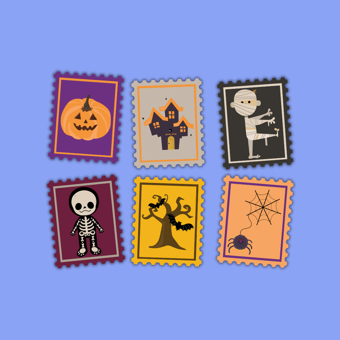 Celebration Collection – Glossy Stamp Sticker Packs (4 Designs)