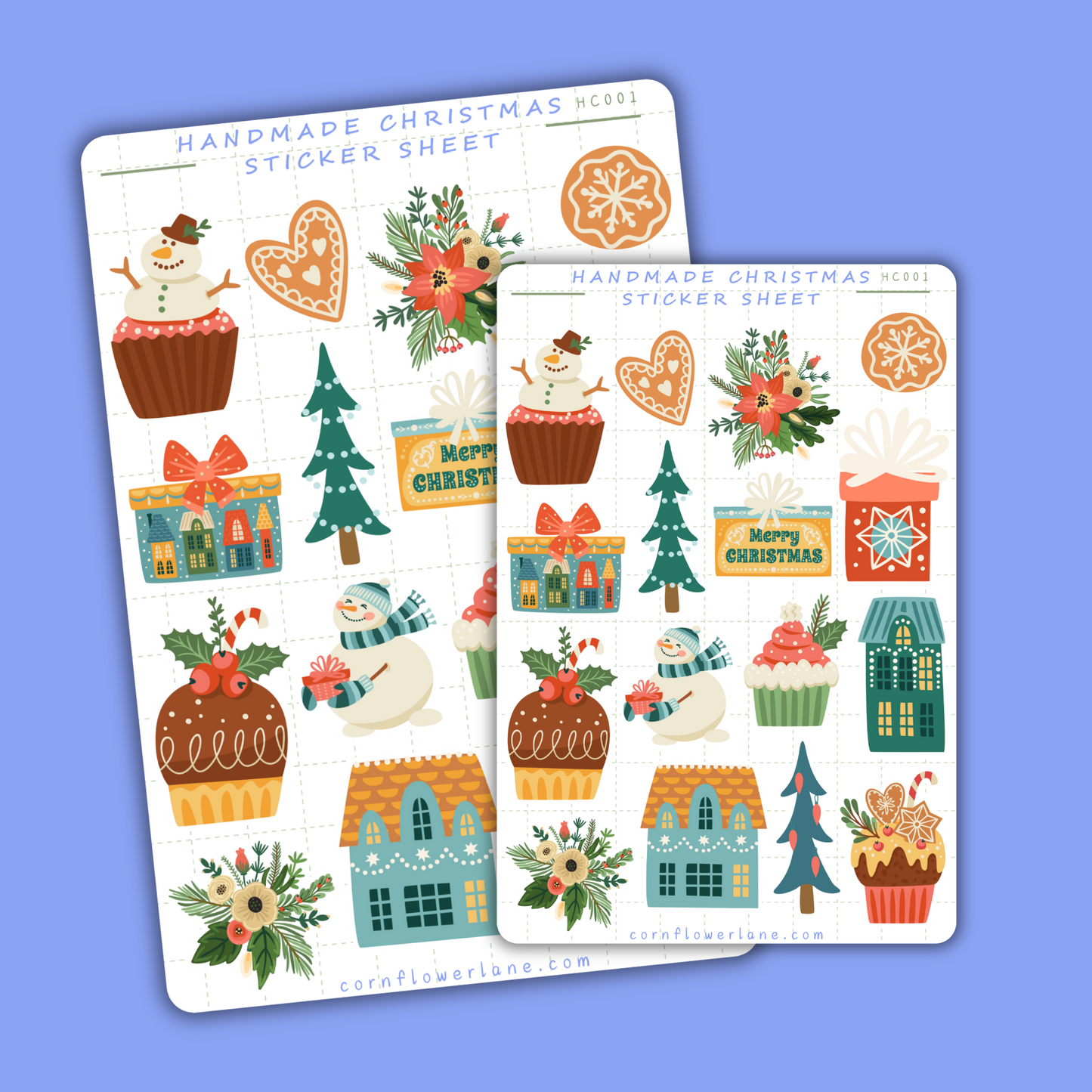 Handmade Christmas Stickers