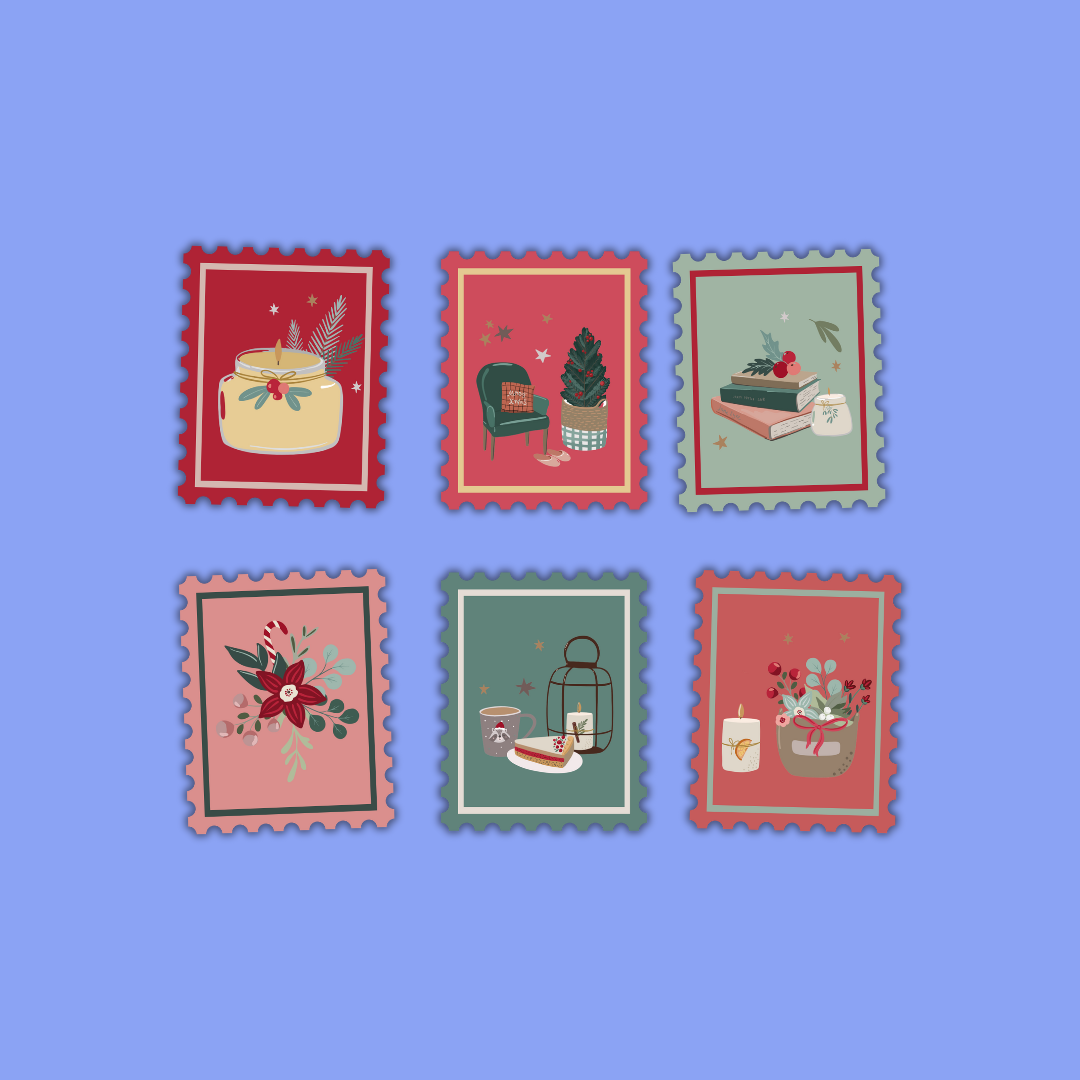 Seasonal Die Cut Stickers