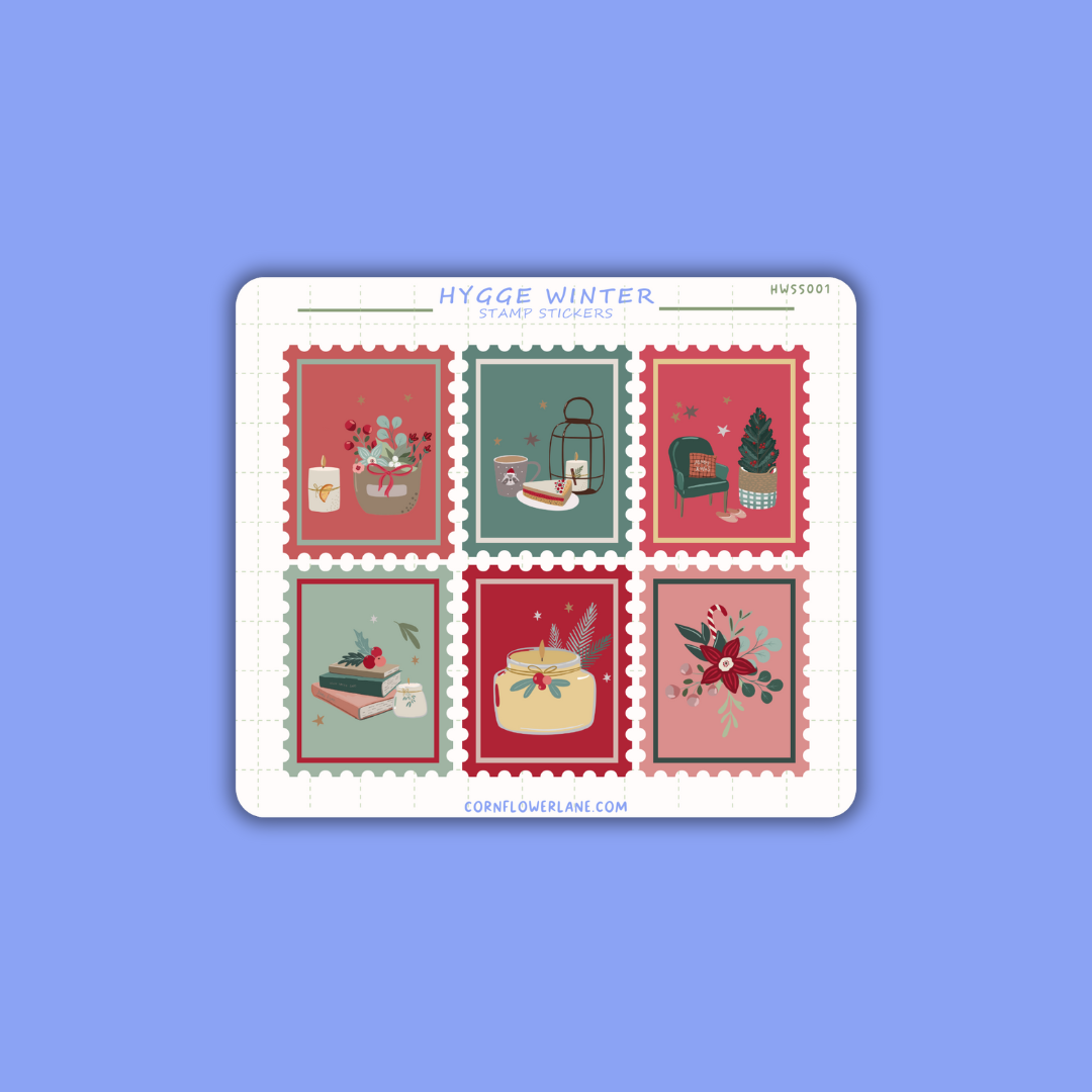 Seasonal Stamp Stickers - 4th Collection