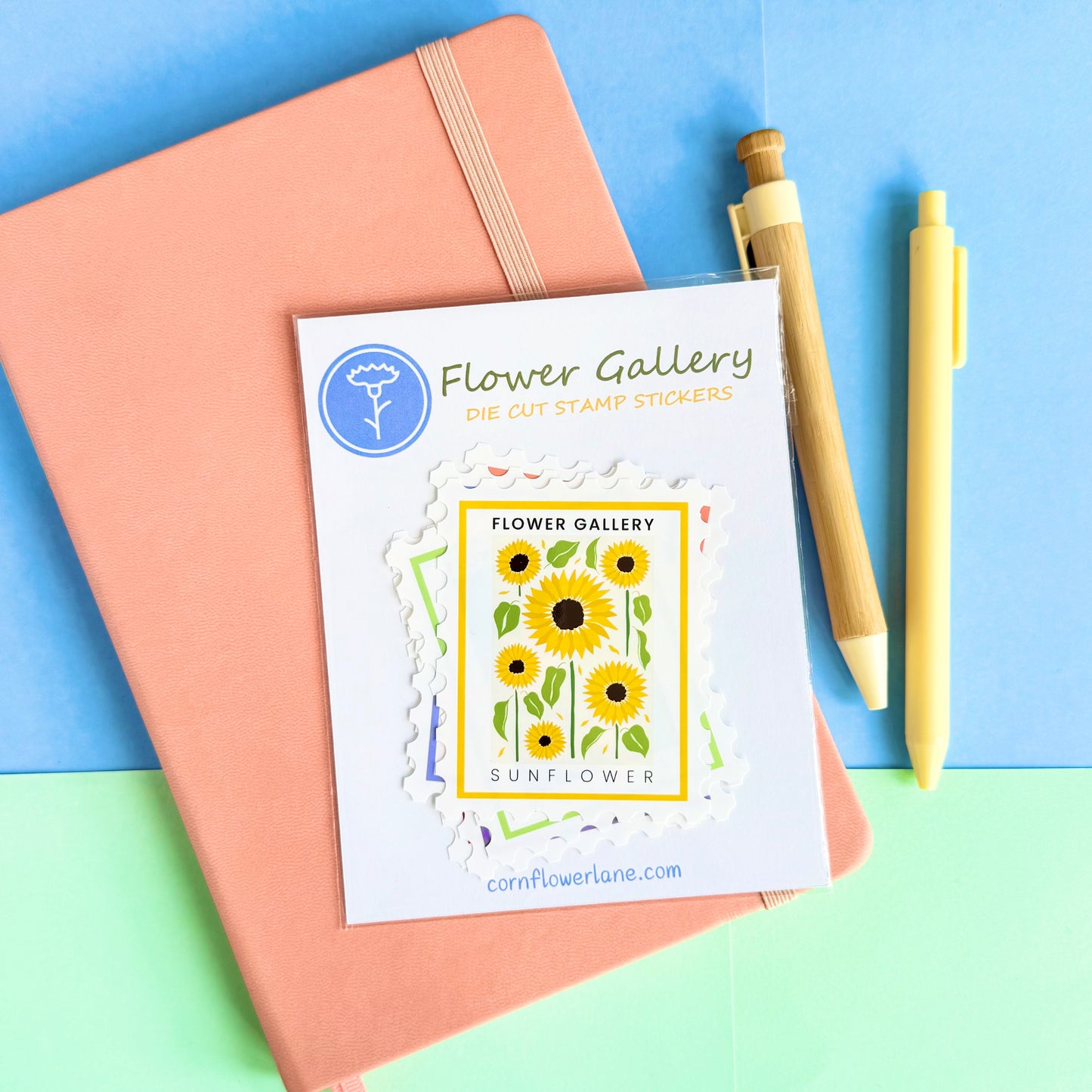 Flower Gallery Die Cut Stickers