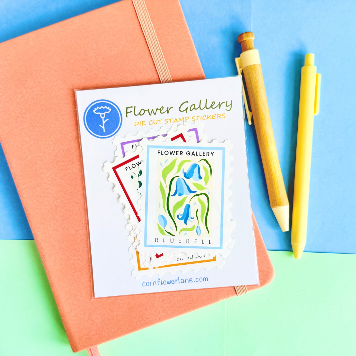 Flower Gallery Die Cut Stickers