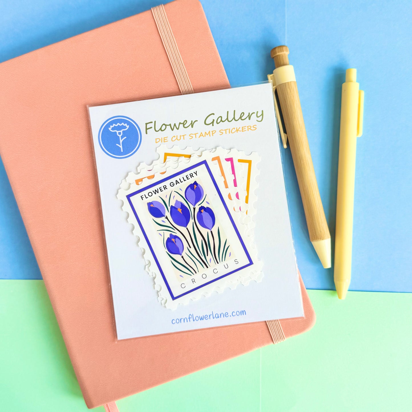 Flower Gallery Die Cut Stickers