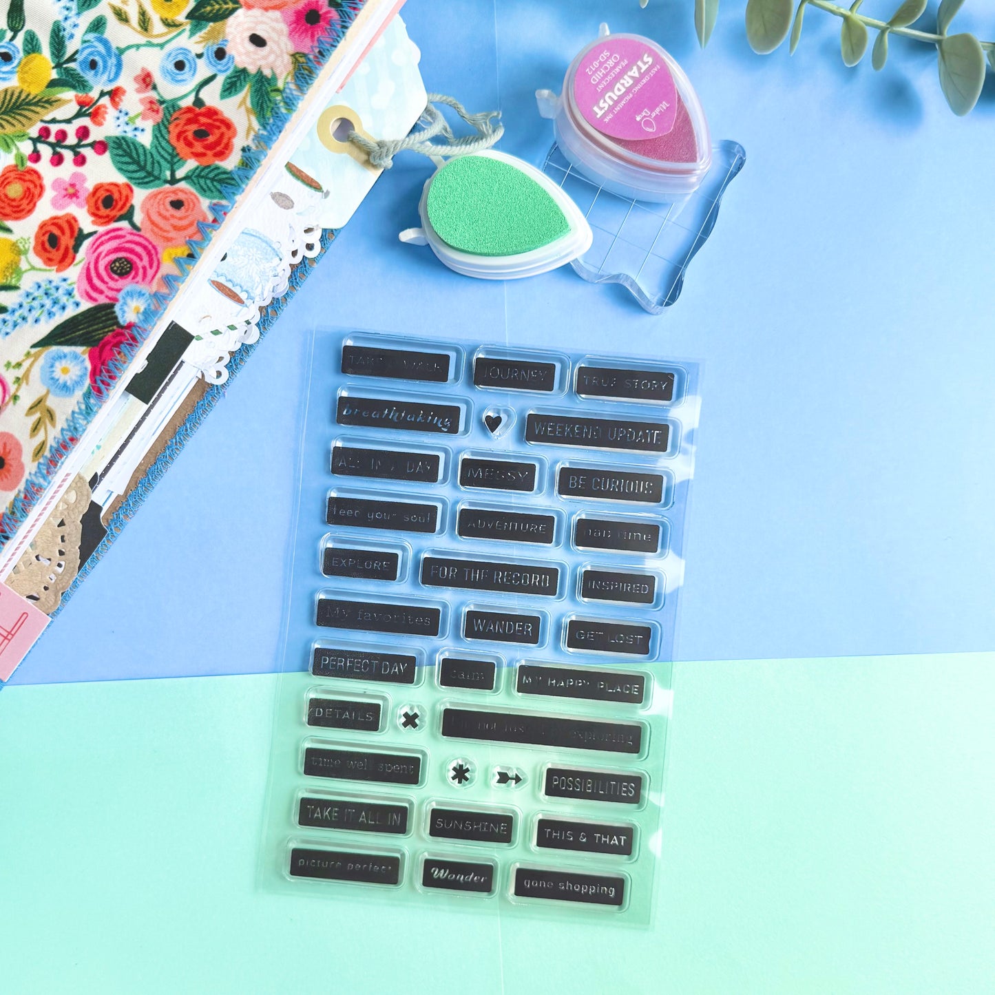 Word & Phrase Stamp Sets