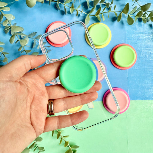Pastel Magnetic Phone Grip – Hands-Free Holder for Magnetic Phone Cases