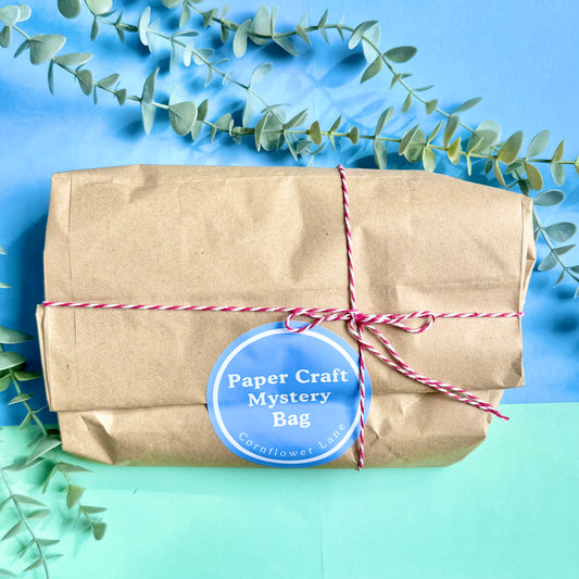 Paper Crafts Mystery Bag – Surprise Stationery, Craft & Accessories (8 Items)
