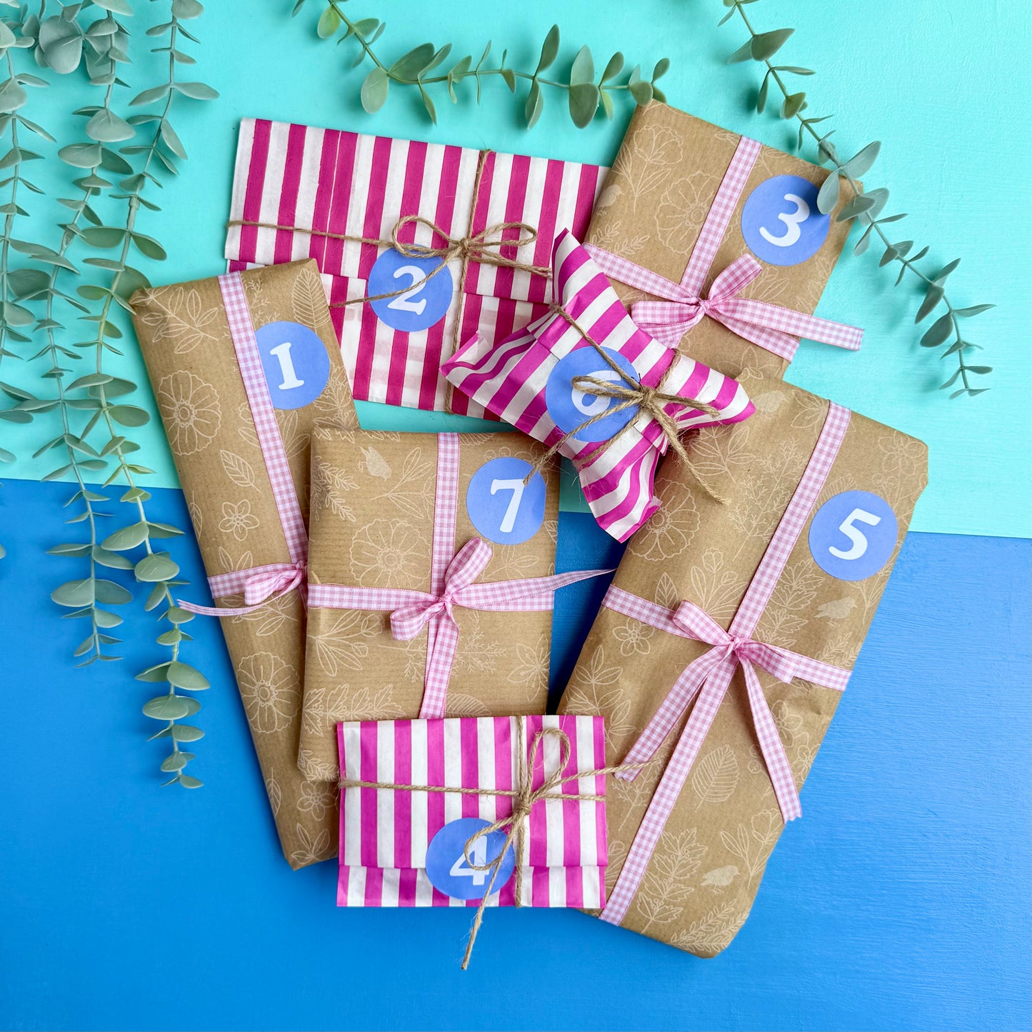 Pink Birthday Advent Calendar – 7 Days of Stationery Joy