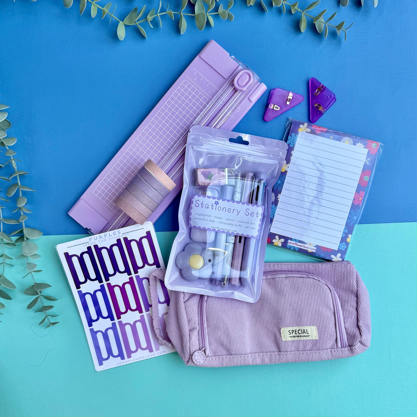 Purple Birthday Advent Calendar – 7 Days of Stationery Joy