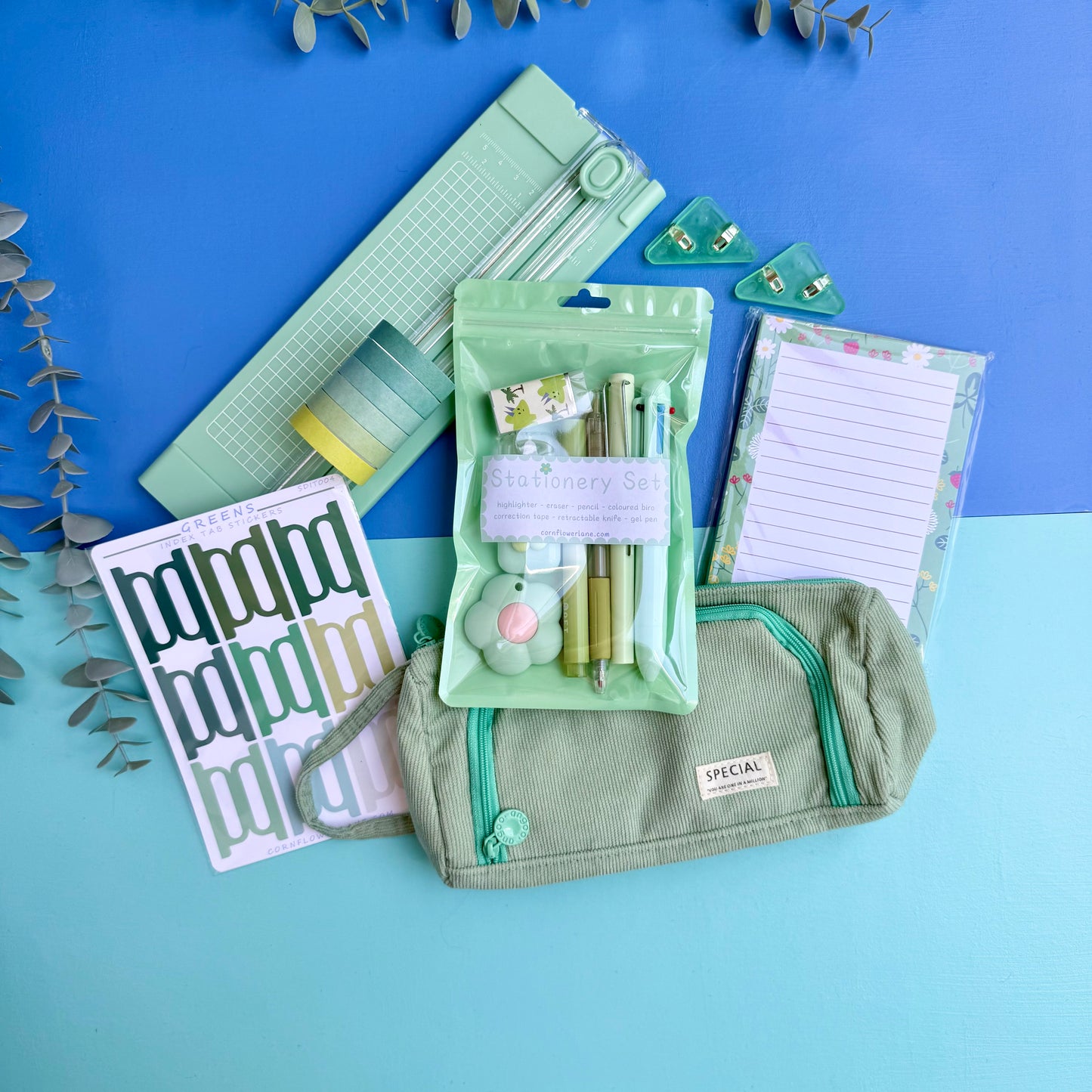 Green Birthday Advent Calendar – 7 Days of Stationery Joy