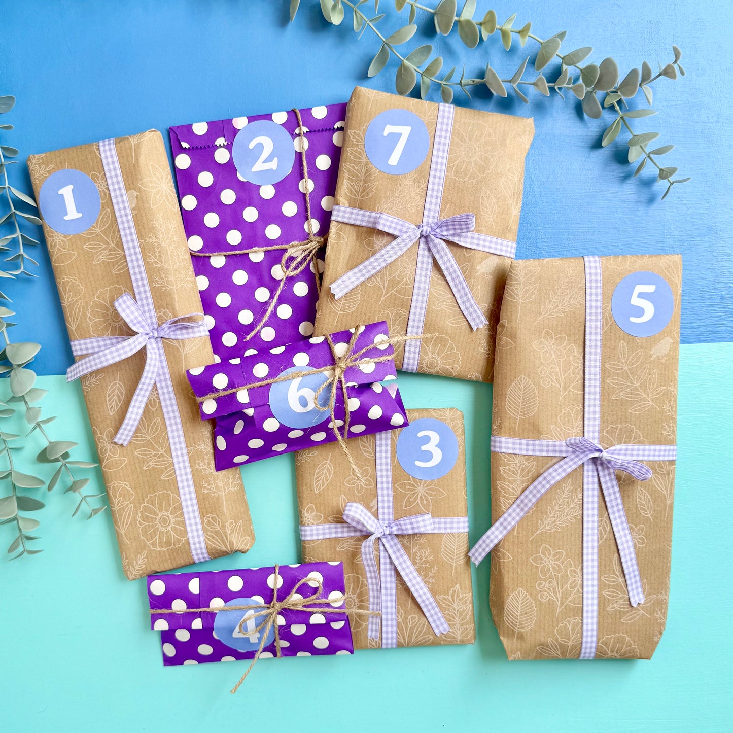 Purple Birthday Advent Calendar – 7 Days of Stationery Joy