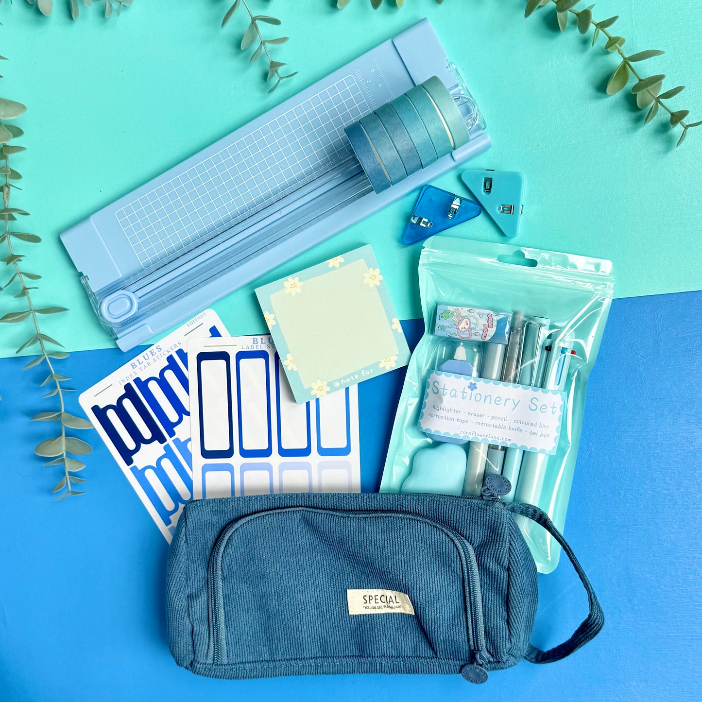 Blue Birthday Advent Calendar – 7 Days of Stationery Joy