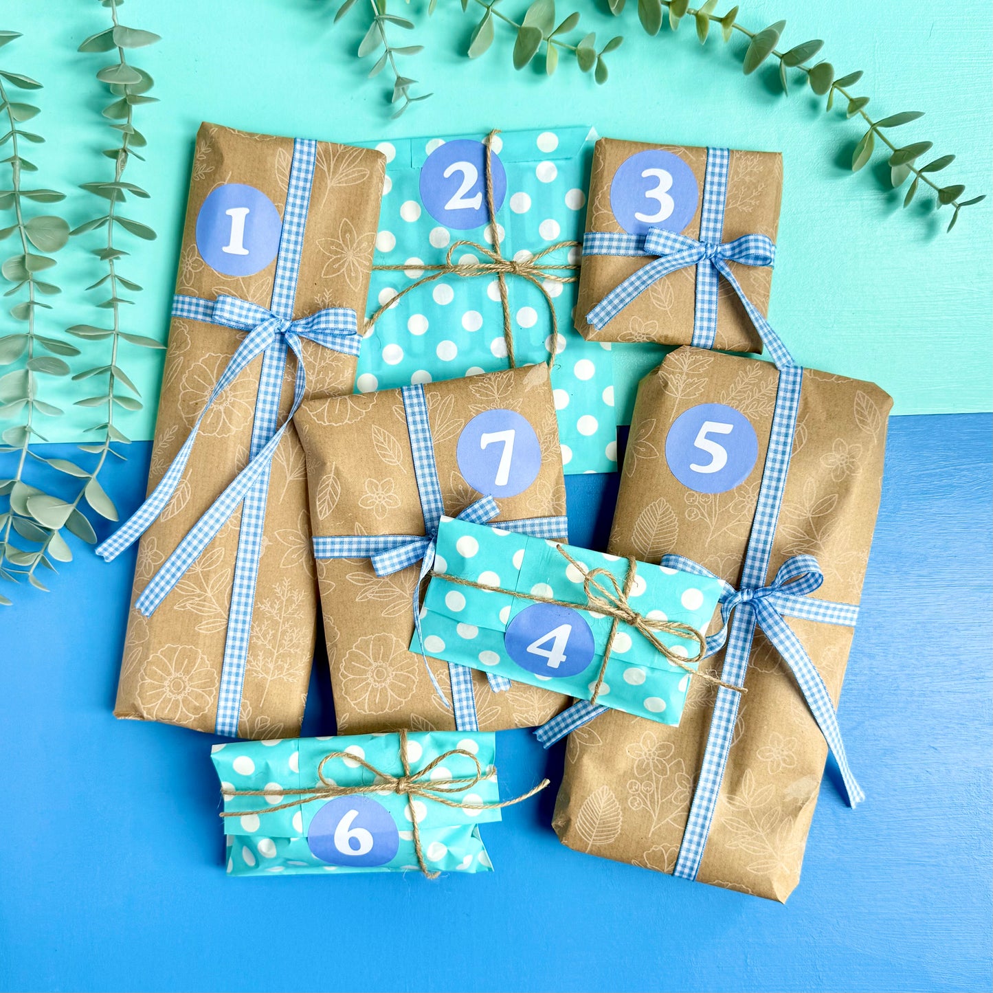 Blue Birthday Advent Calendar – 7 Days of Stationery Joy