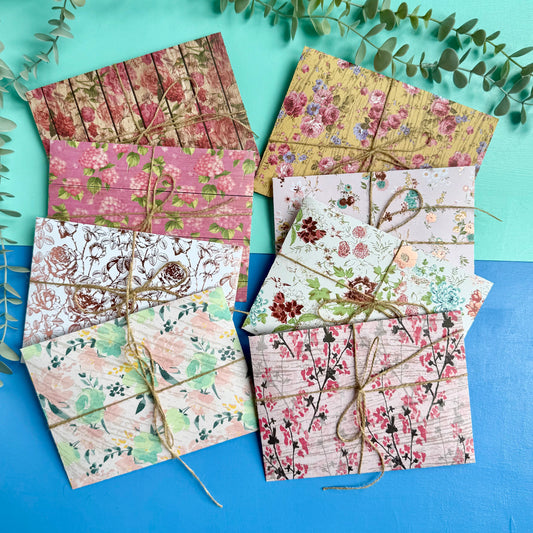 Vintage Paper Craft Kits - Florals