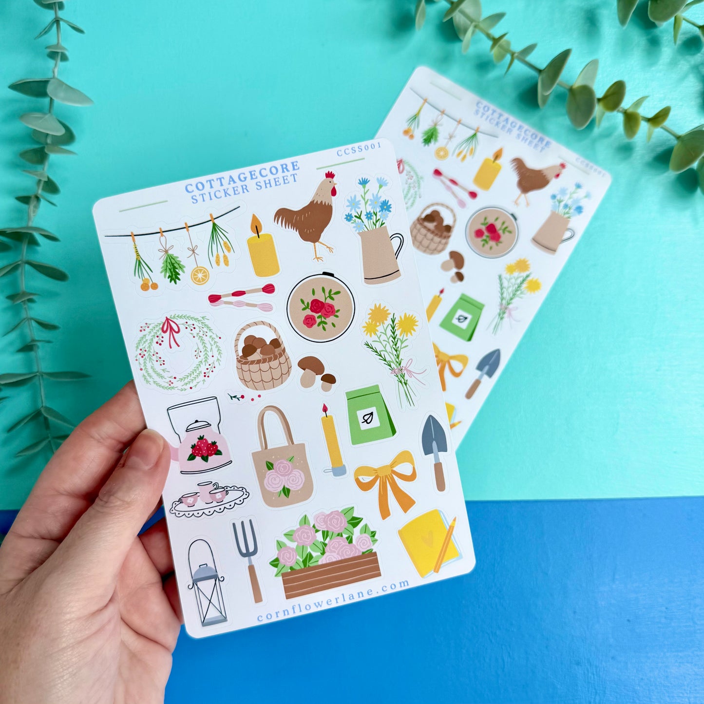 Cottagecore Sticker Sheet