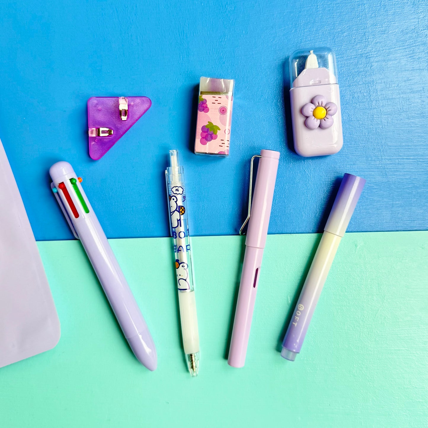 Colourful Stationery Set – Desk Essentials Kit