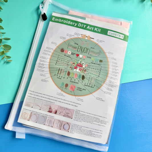 Embroidery Craft Kit – Beginner Friendly