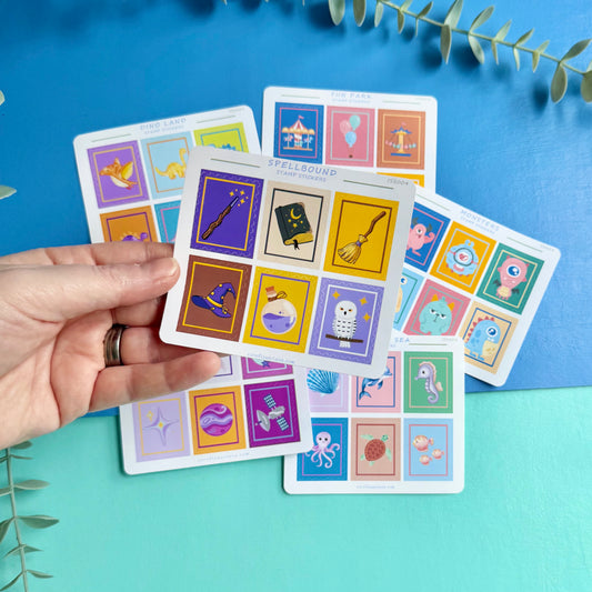 Stamp Stickers - Imagination Collection