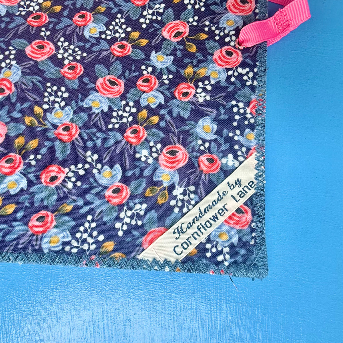 Handmade Junk Journal - Rifle Paper Co Fabric Cover - Rosa
