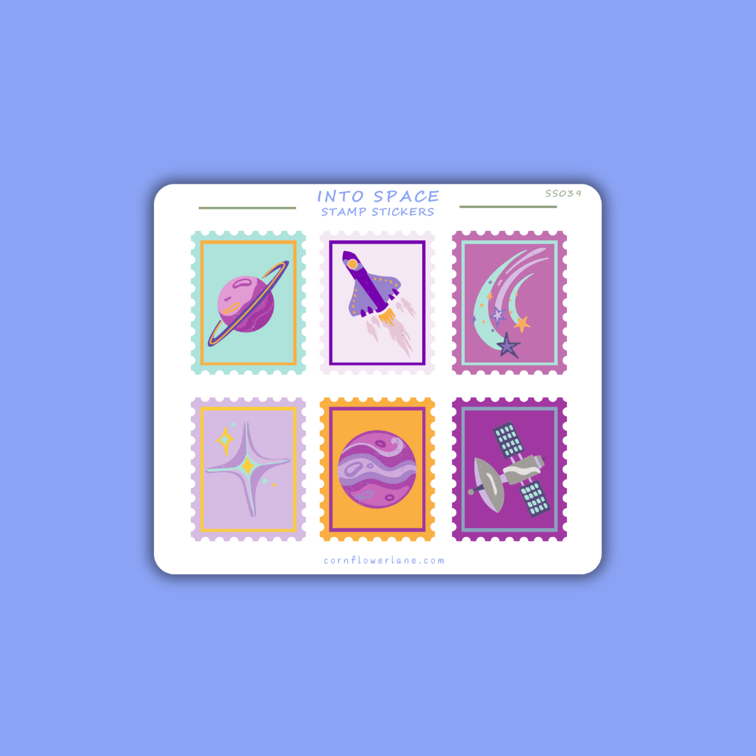Stamp Stickers - Whimsy & Wonder Collection