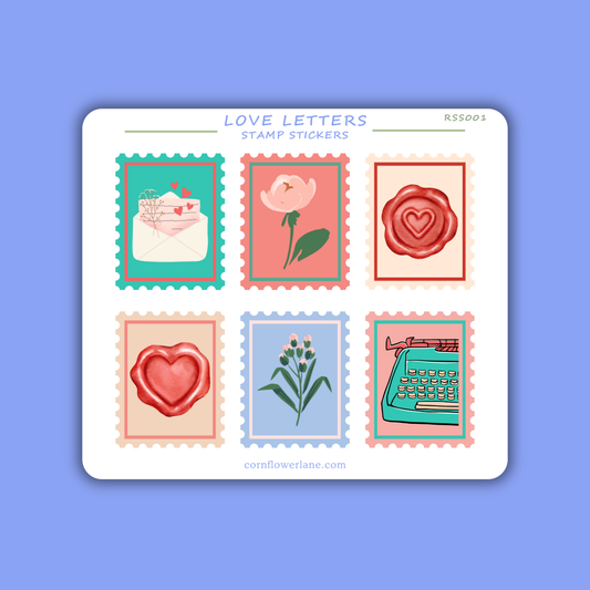 Stamp Stickers - Romance Collection