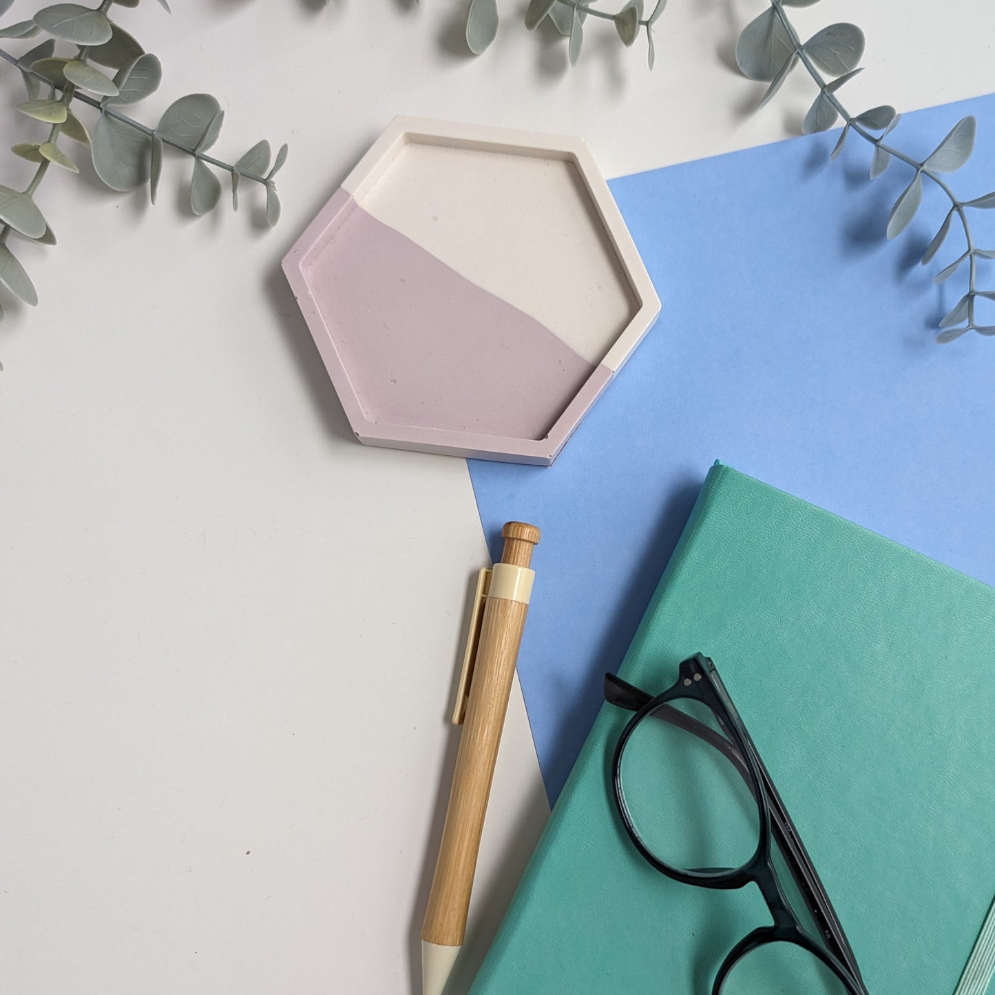 Jesmonite Pastel Coaster - 4 colours