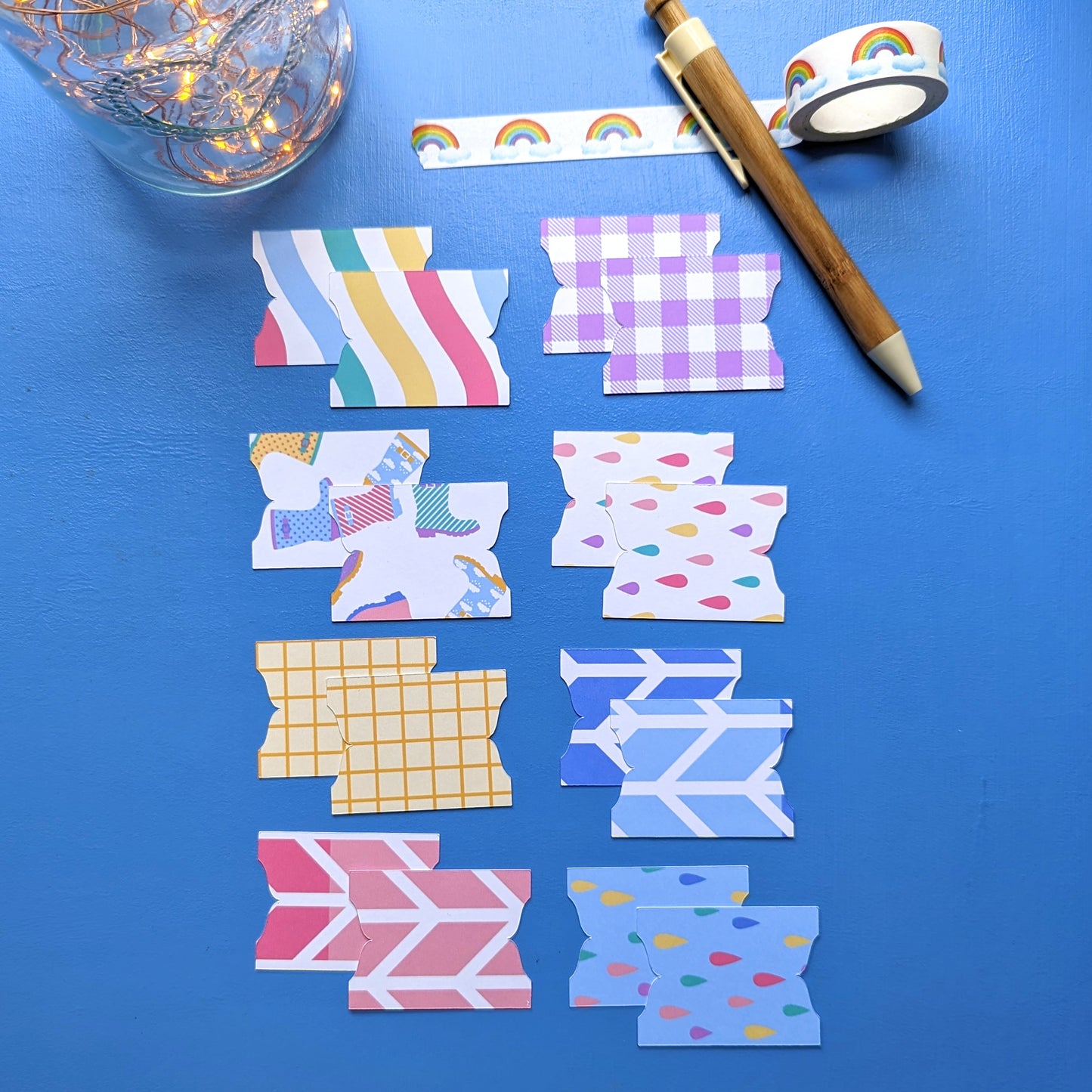 April Showers Tab Die Cuts Pack