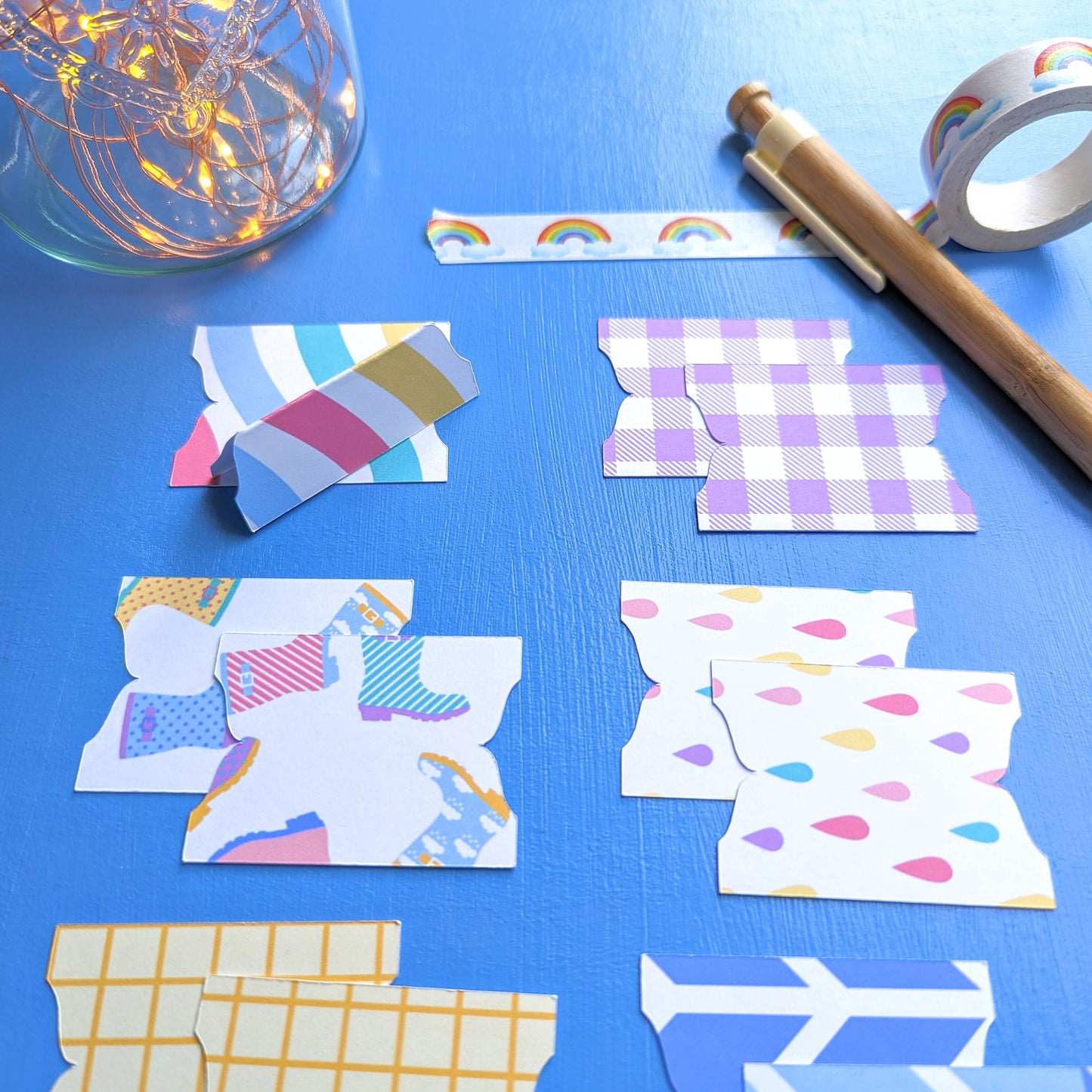 April Showers Tab Die Cuts Pack