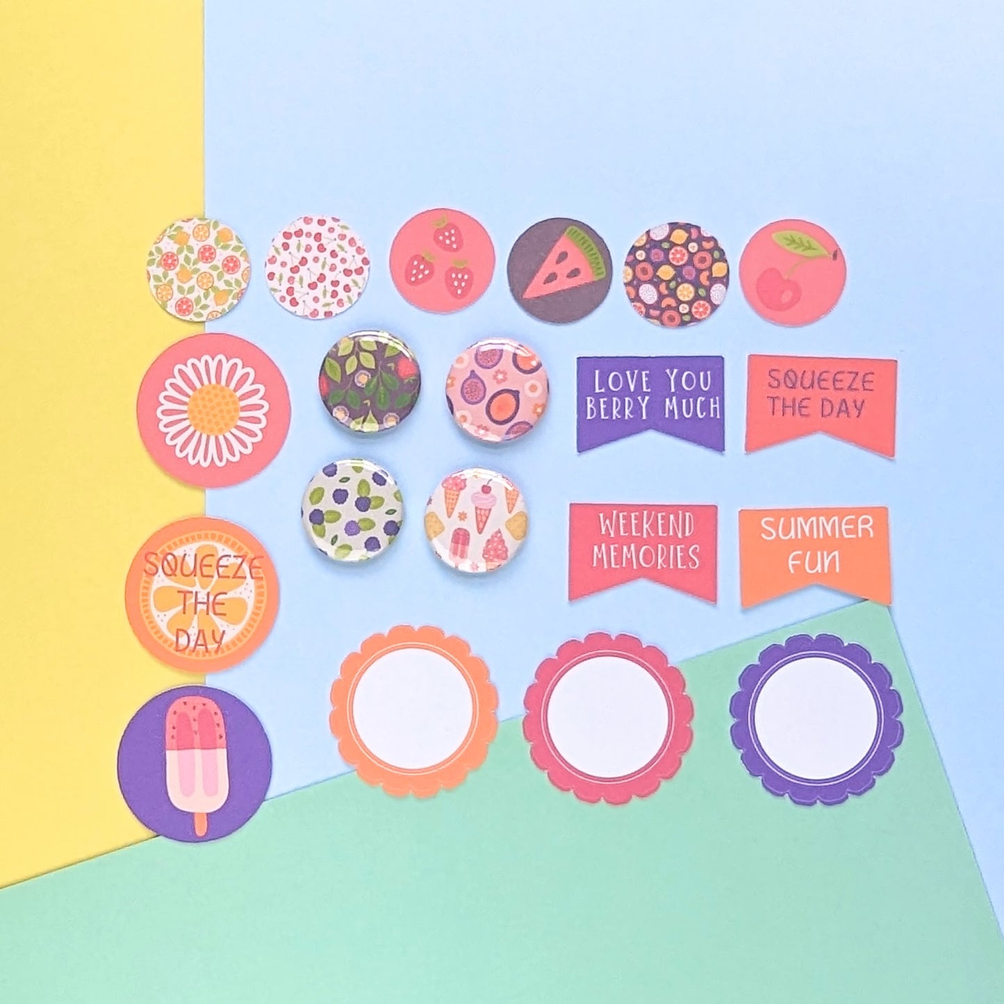 Summer Fruits Memory Keeping Main Kit