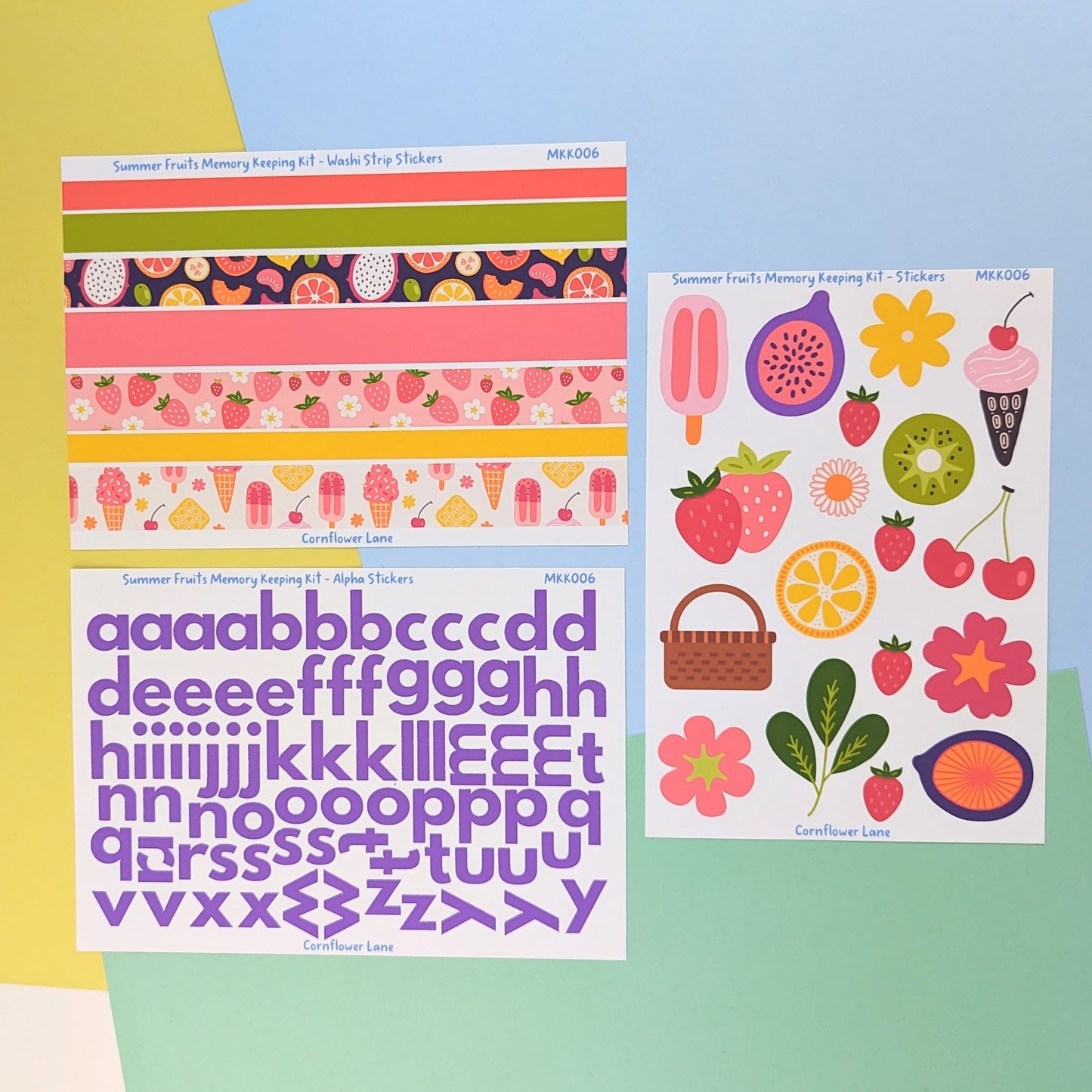 Summer Fruits Memory Keeping Main Kit