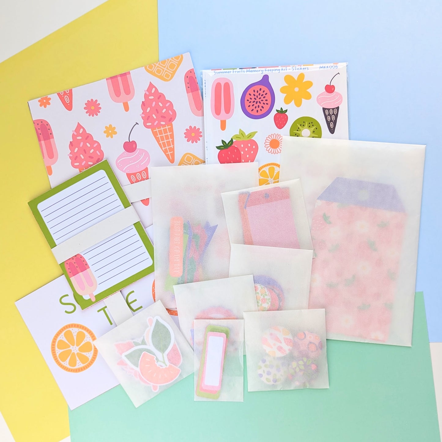 Summer Fruits Memory Keeping Main Kit