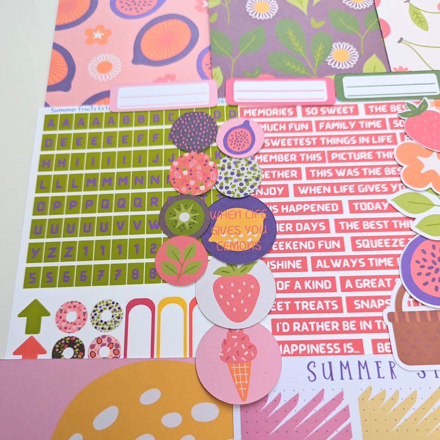 Summer Fruits Extras Kit
