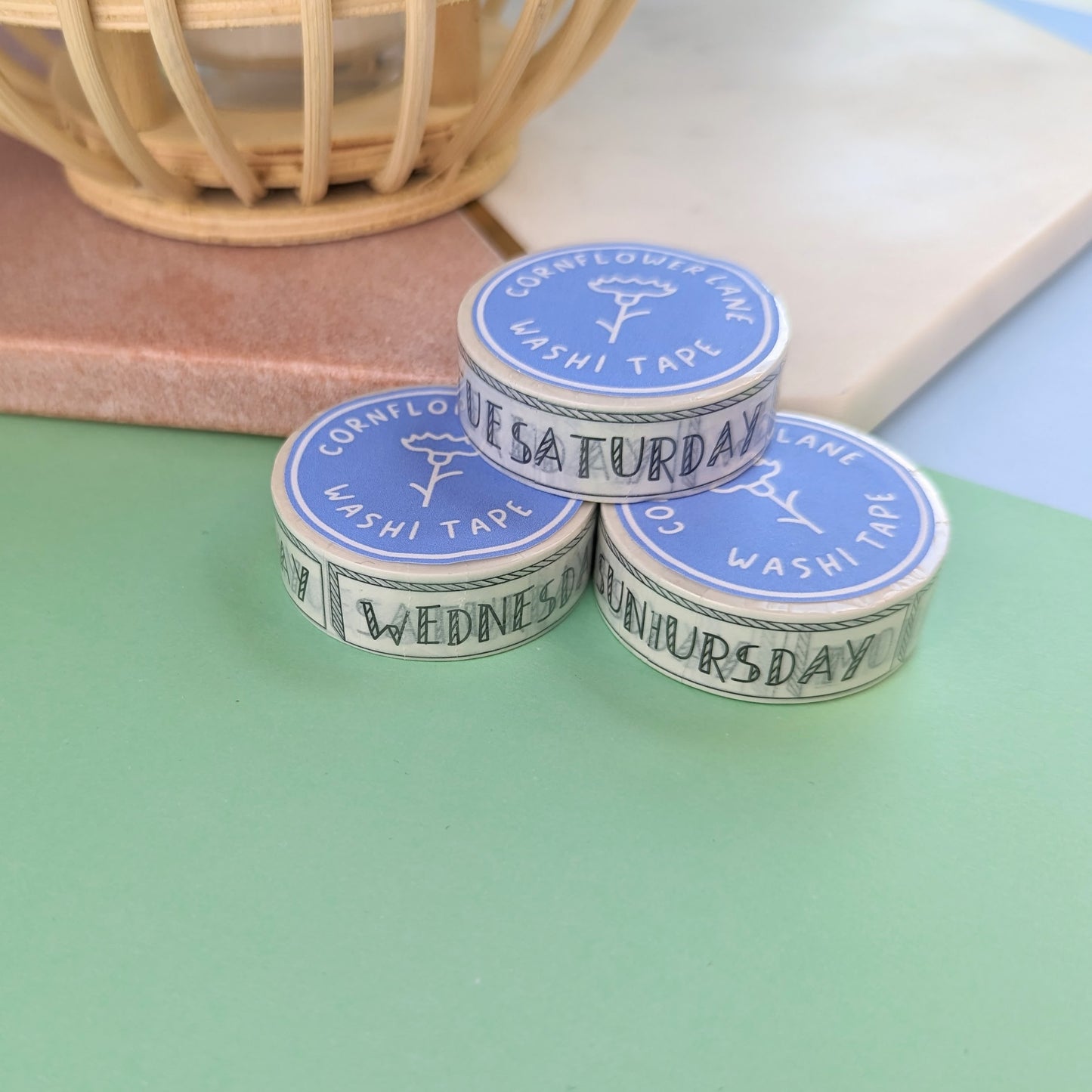 Days Of The Week Washi Tape