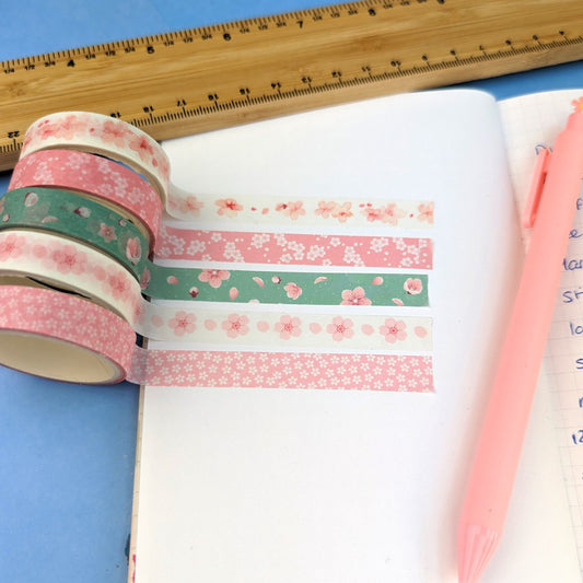 Blossom Washi Tape 5 Pack