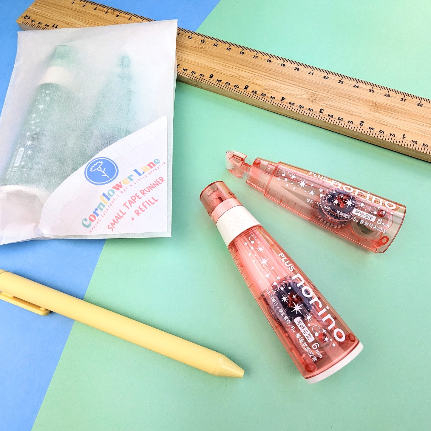 Small Tape Runner & Refill - Various Colours