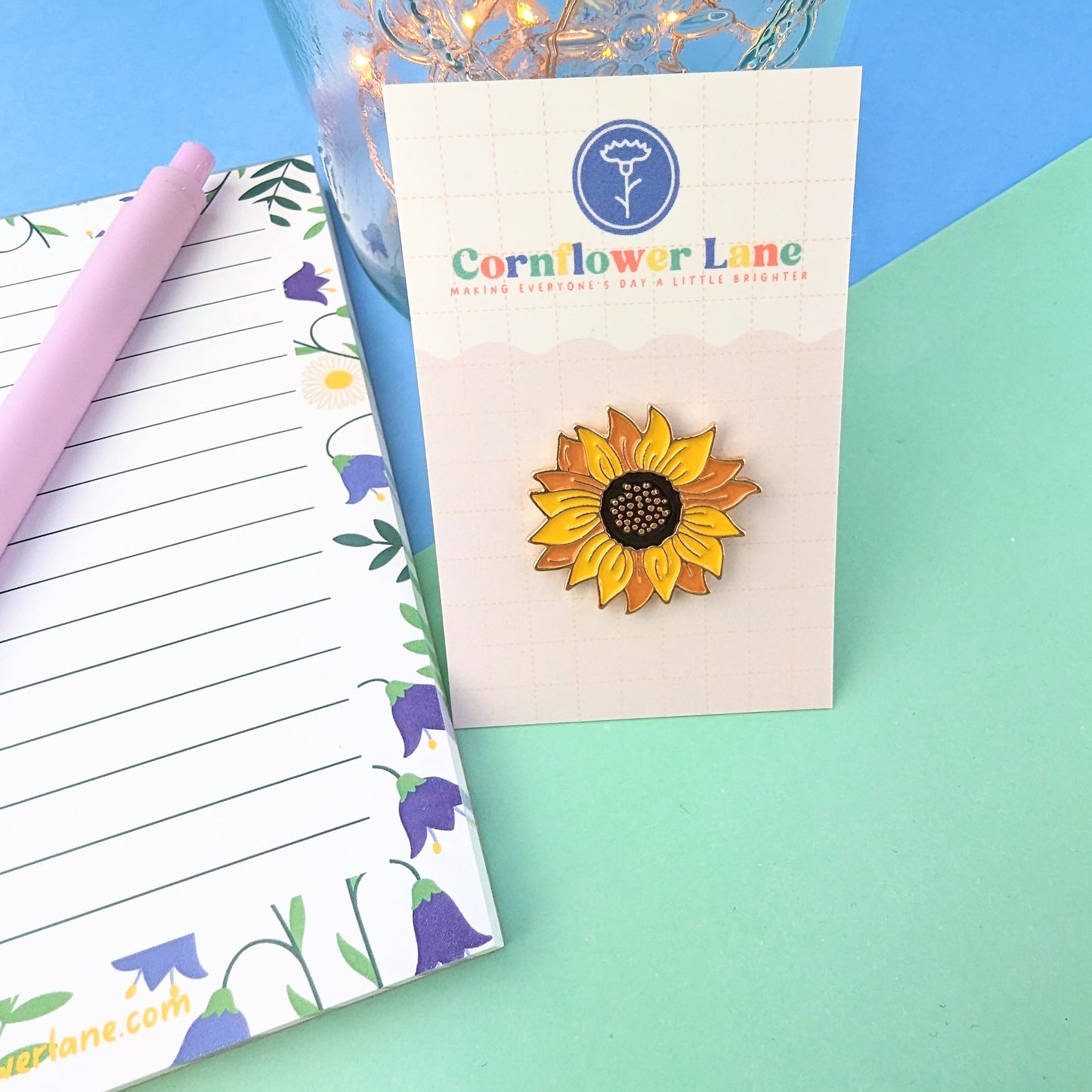 Sunflower Enamel Pin
