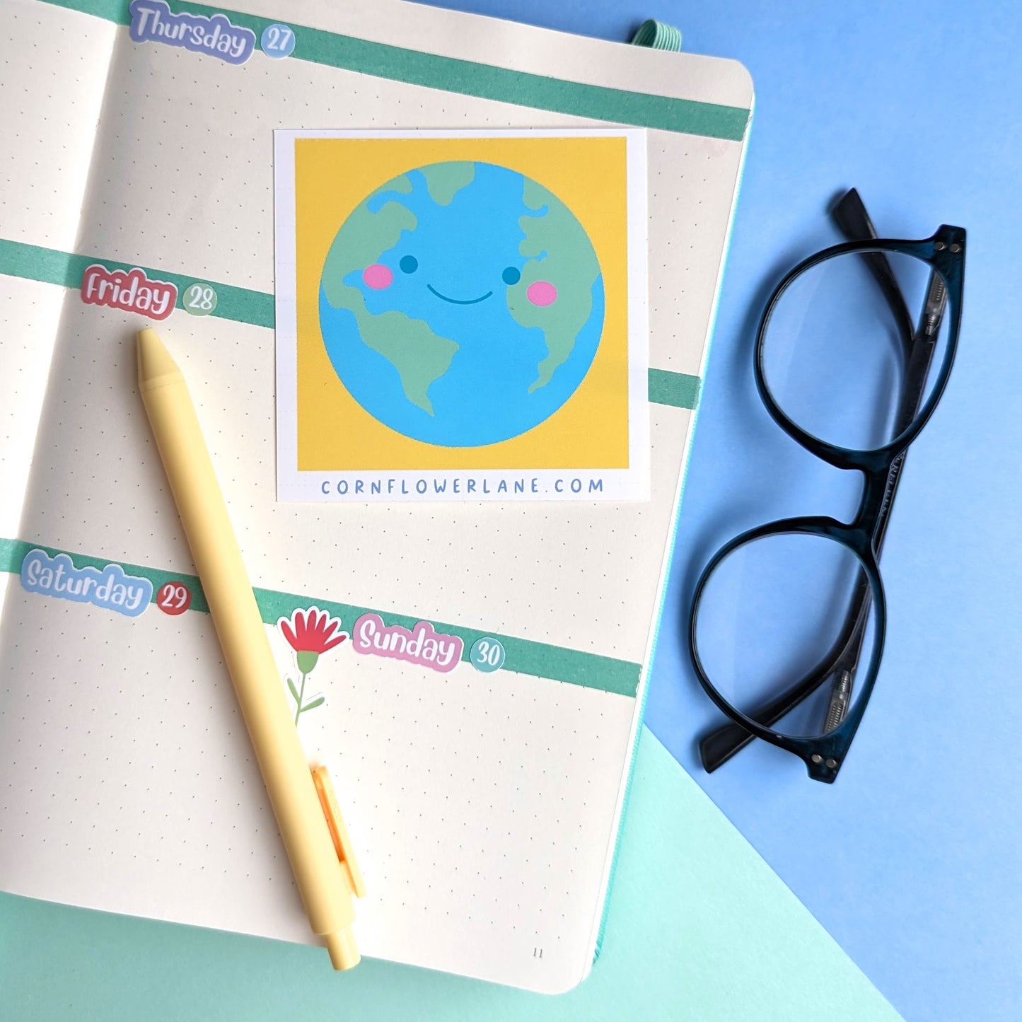 Bright Inspirational Stickers - Yellow